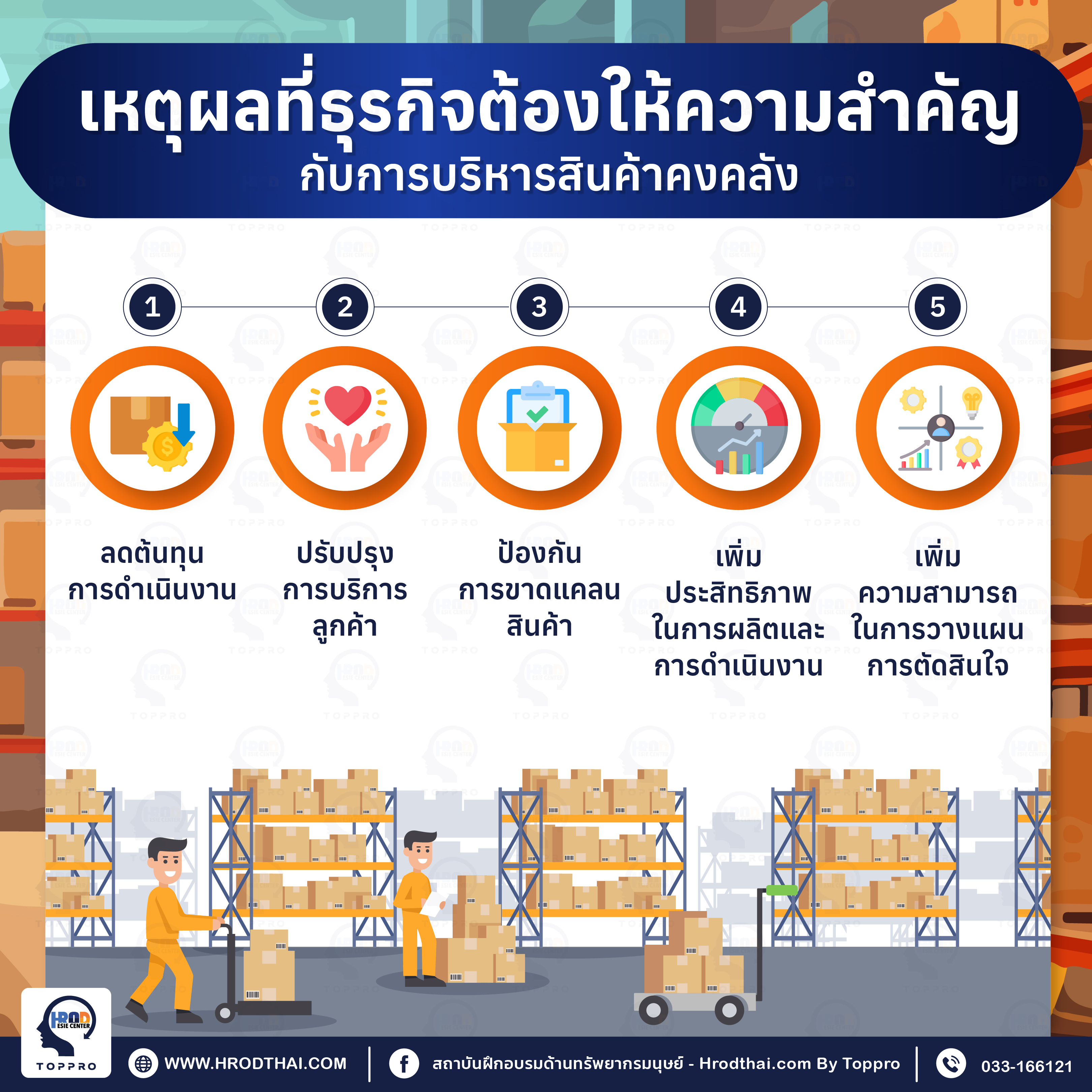 เหตุผลที่ธุรกิจต้องให้ความสำคัญกับการบริหารสินค้าคงคลัง