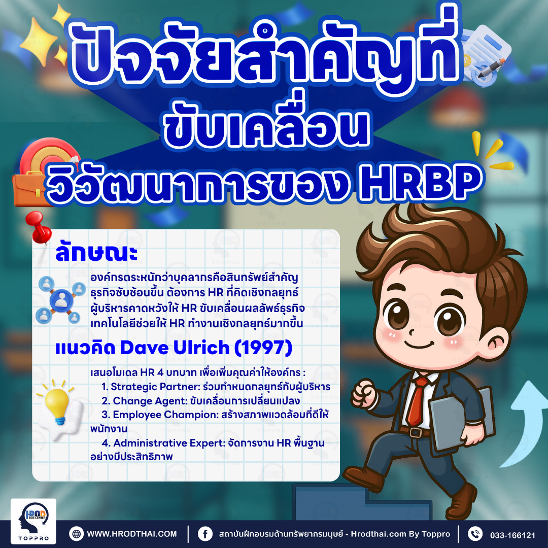 ปัจจัยที่ขับเคลื่อนวิวัฒนาการของ HRBP