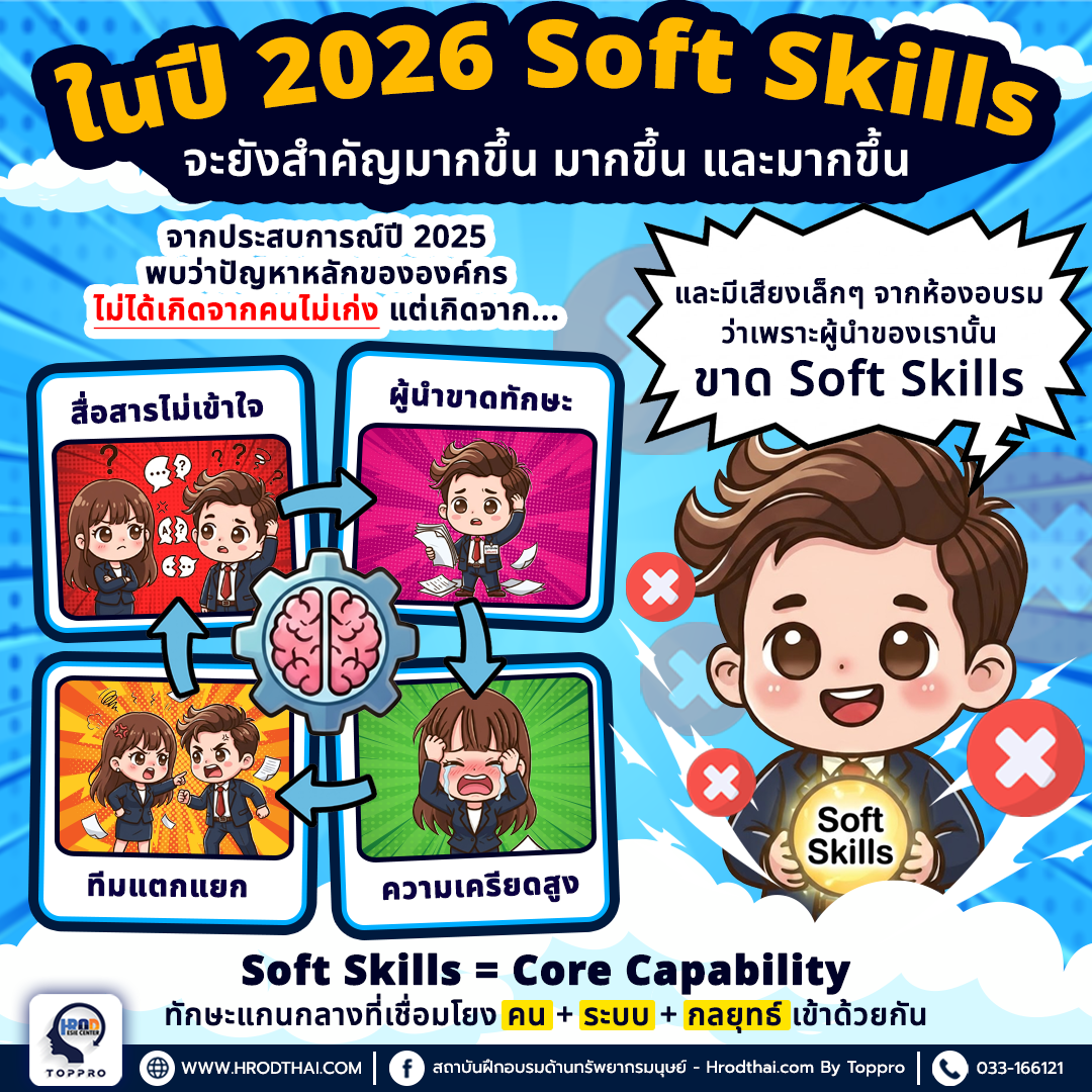 ในปี 2026 Soft Skills จะยิ่งสำคัญมากขึ้น
