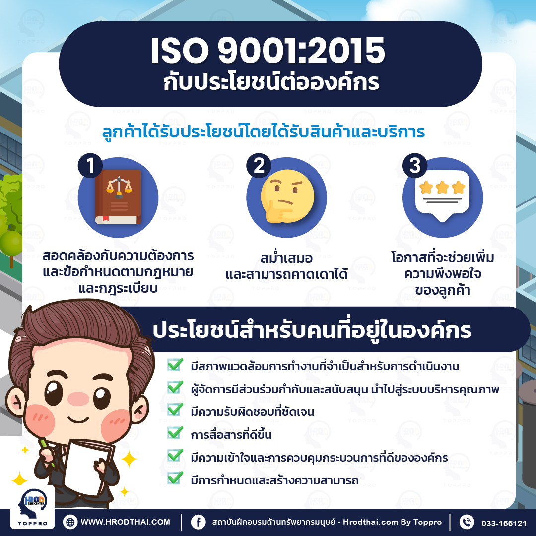 ISO 9001 : 2015 กับประโยชน์ต่อองค์กร