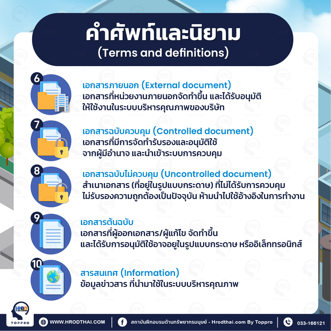 คำศัพท์และนิยาม (Terms and definitions)