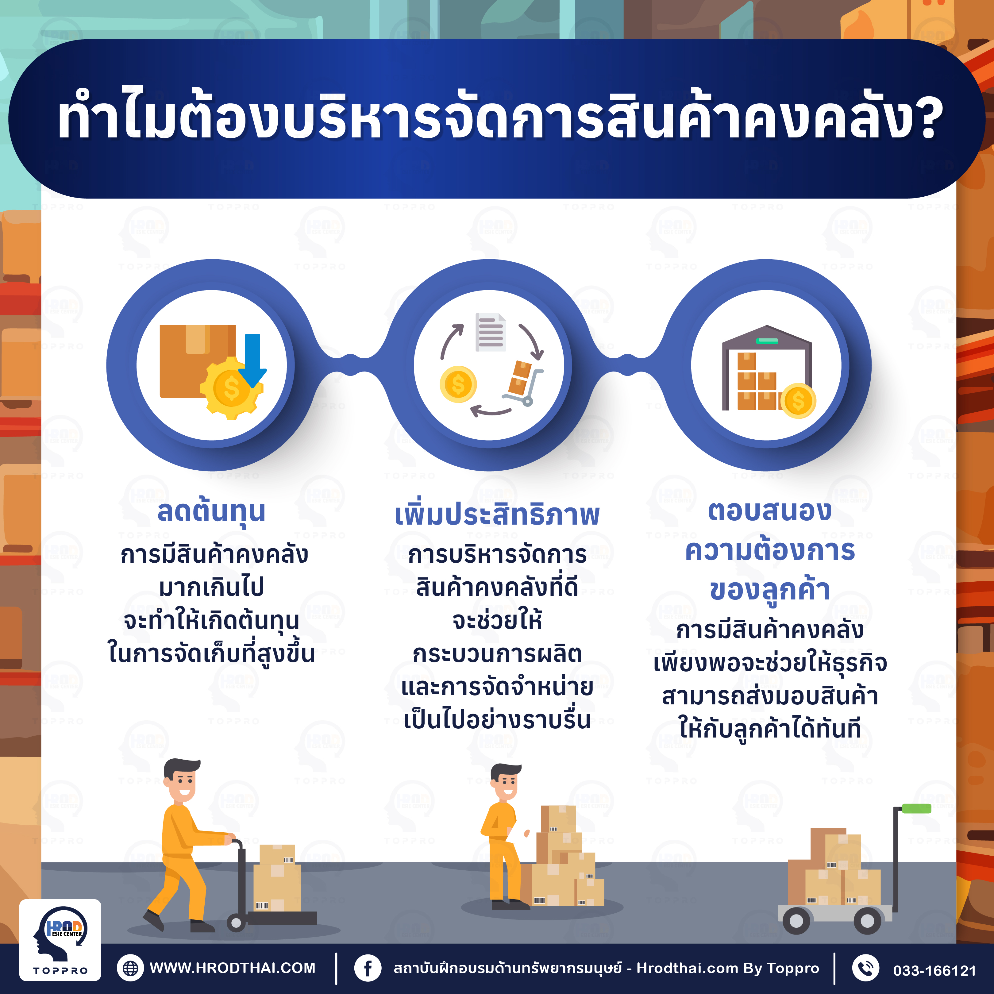 ทำไมต้องบริหารจัดการสินค้าคงคลัง?